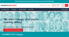 Desktop Screenshot of americahears.com