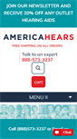 Mobile Screenshot of americahears.com